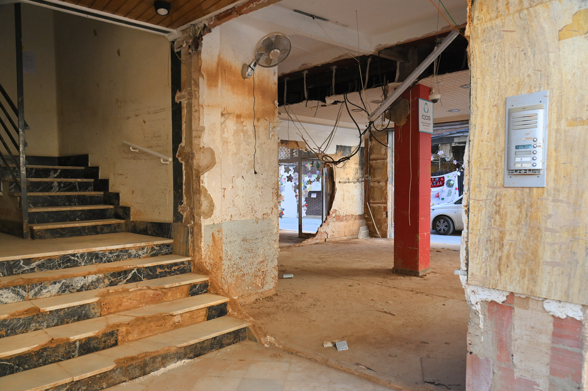 Una imatge d'arxiu dels estralls de la gota freda a Paiporta