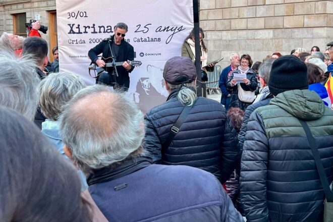 “La independència no es demana, es pren”: actes per tot el país commemoren avui els 25 anys de la plantada de Xirinacs