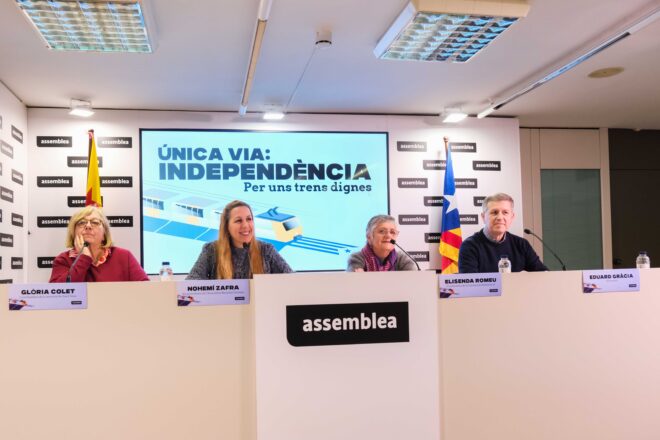 L’ANC prepara una gran mobilització a Barcelona per a denunciar el col·lapse de Rodalia