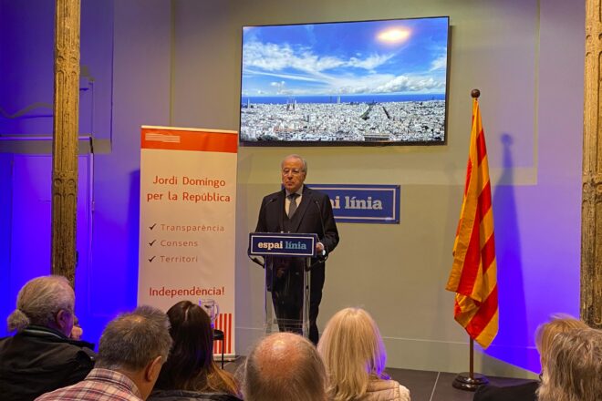 Més transparència i unir l’independentisme, la recepta de Jordi Domingo al Consell de la República