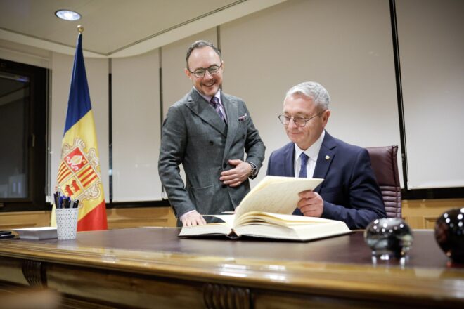 Patrice Faure, nou representant del copríncep francès, visita Andorra per primera vegada