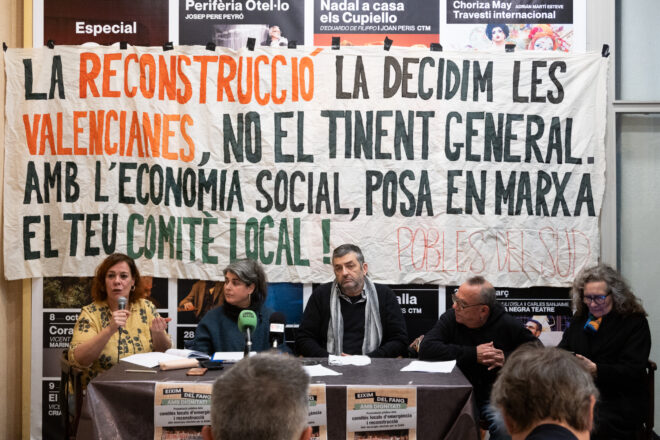 Presenten els Comitès locals d’emergència i reconstrucció: “No volem ser espectadors passius”