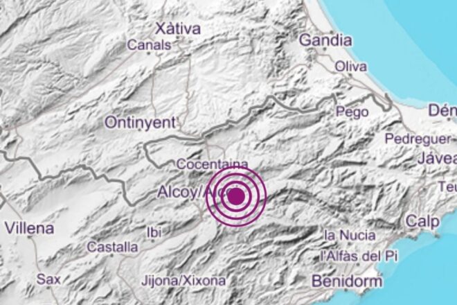 Dos terratrèmols es deixen sentir avui al País Valencià