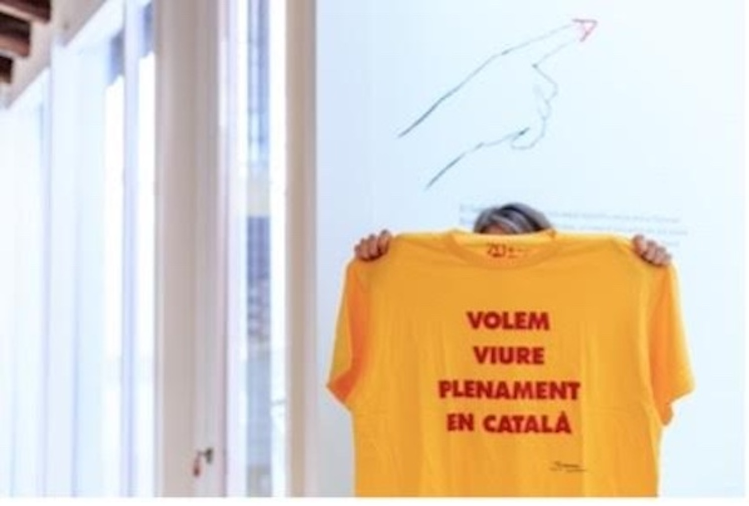 “Volem viure plenament en català”, Joan Brossa.