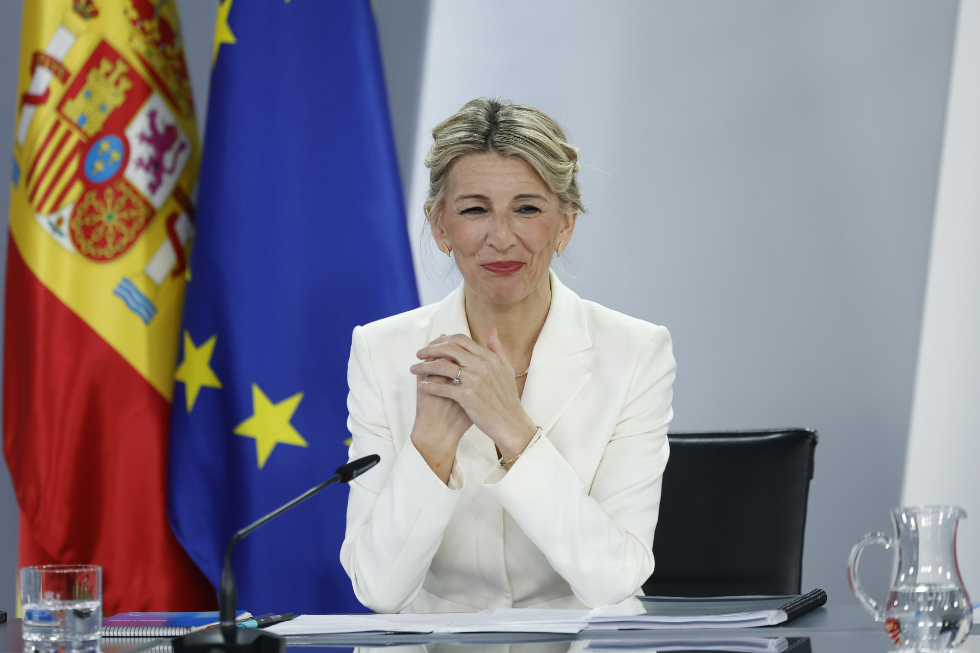 Yolanda Díaz, en una imatge d'arxiu (fotografia: EFE / Mariscal).