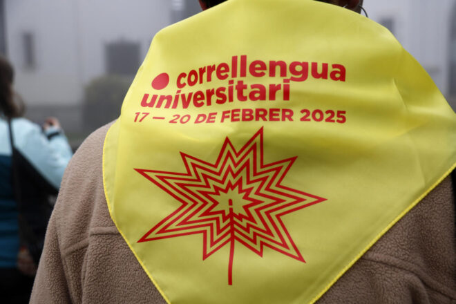 El primer Correllengua Universitari reclama defensar l’ús del català a les aules