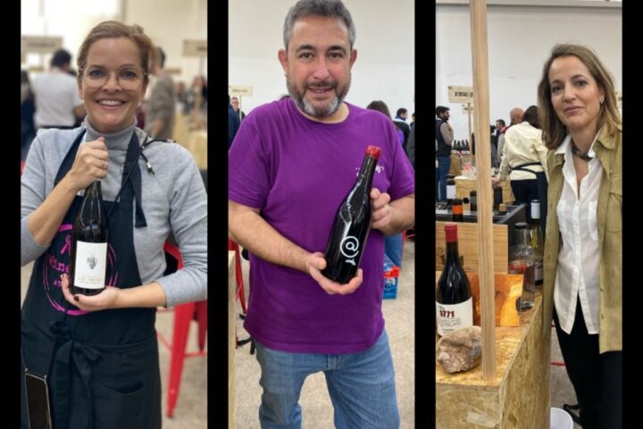 D’esquerra a dreta: Mara Baño del celler les Freses; Ivan Gómez del celler Gratias; i Maria José Velázquez del celler Casa Los Frailes.