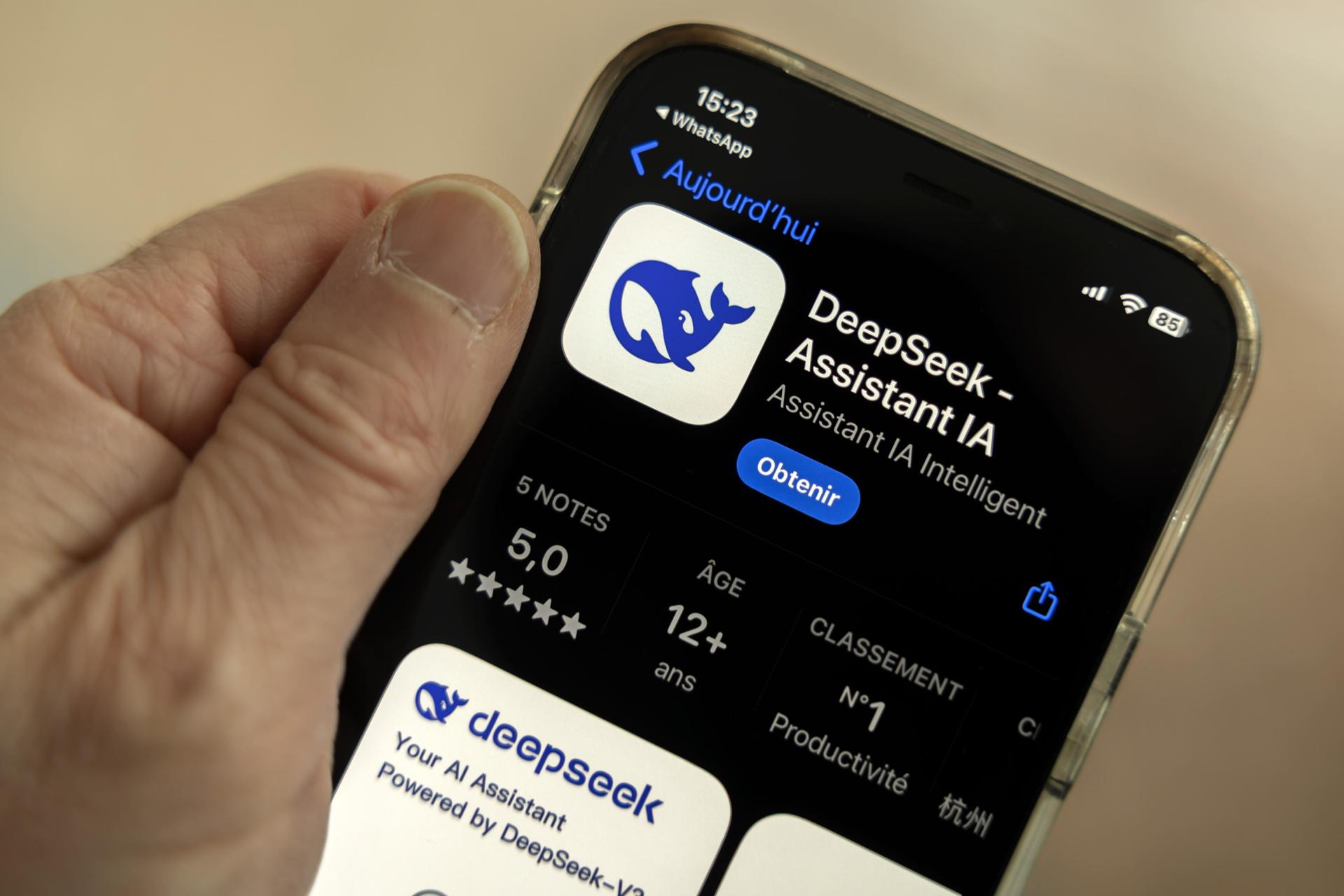 Imatge d'arxiu de DeepSeek (fotografia: EFE / EPA / Salvatore Di Nolfi).