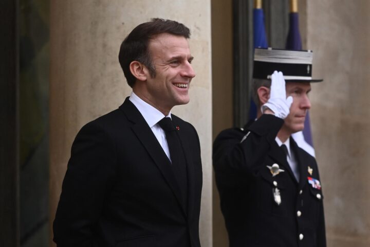 Emmanuel Macron, en la seu presidencial de l'estat francès, a París (fotografia: Julien Mattia / Le Pictorium via Z / DPA).