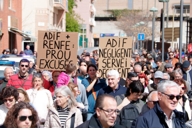 Les plataformes d’usuaris preparen també una manifestació el 7 de febrer pel caos a Rodalia