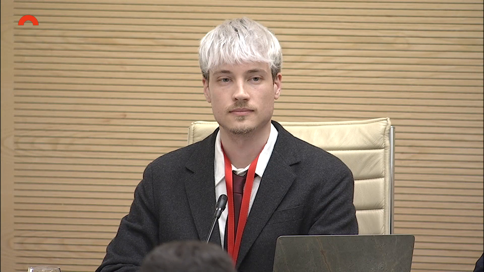 Christopher Daniel Person, en una imatge d'arxiu al parlament.