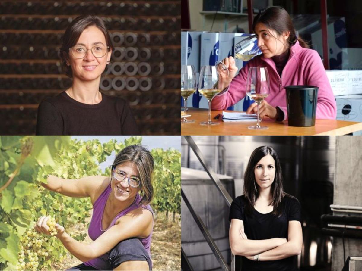 D'esquerra a dreta i de dalt a baix: Mireia Pujol Busquets, Clara Griera, Bàrbara Mesquida i Anna Rovira.