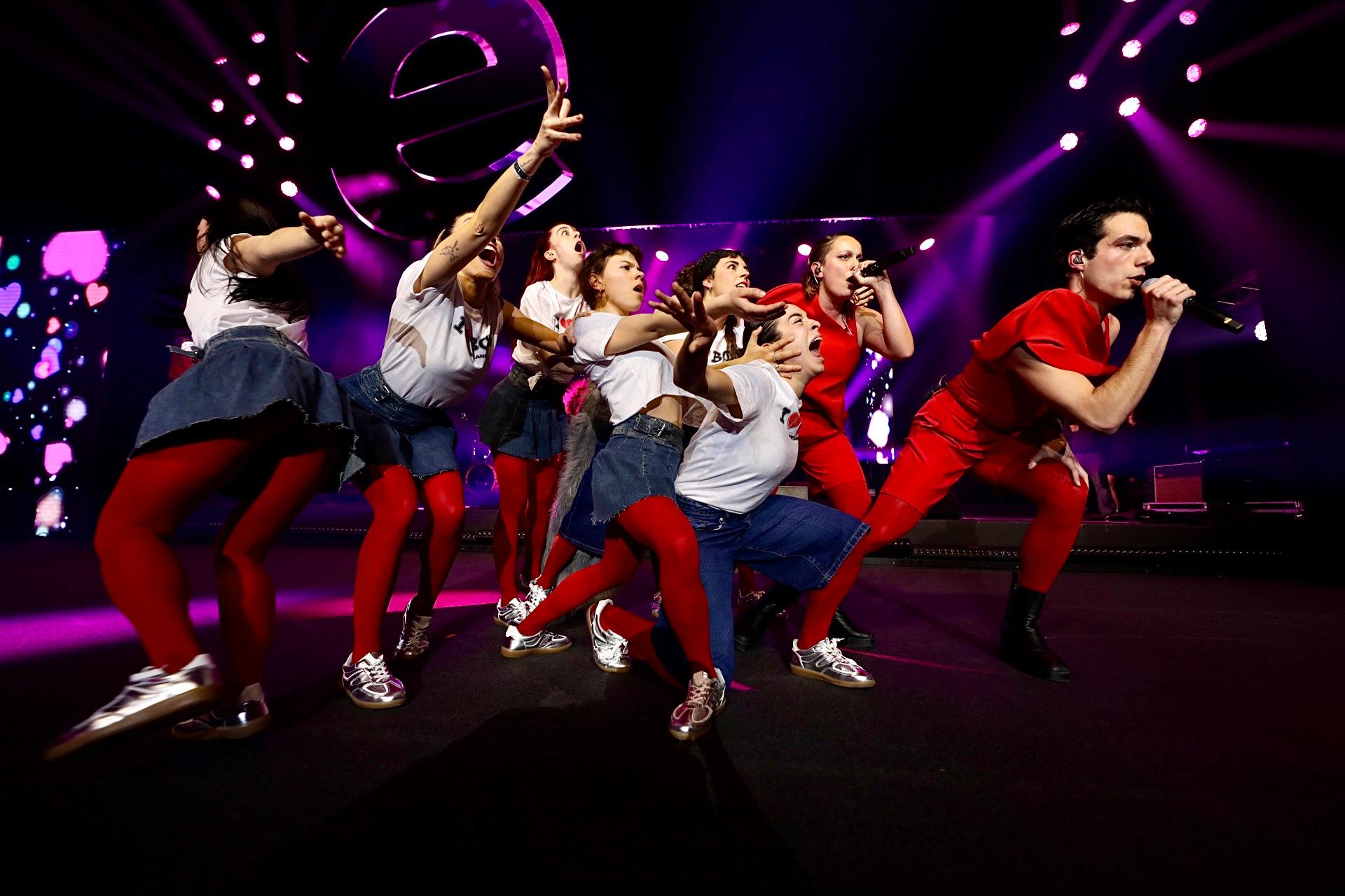 El grup Svetlana durant la seva actuació a la gala (fotografia: Enderrock).