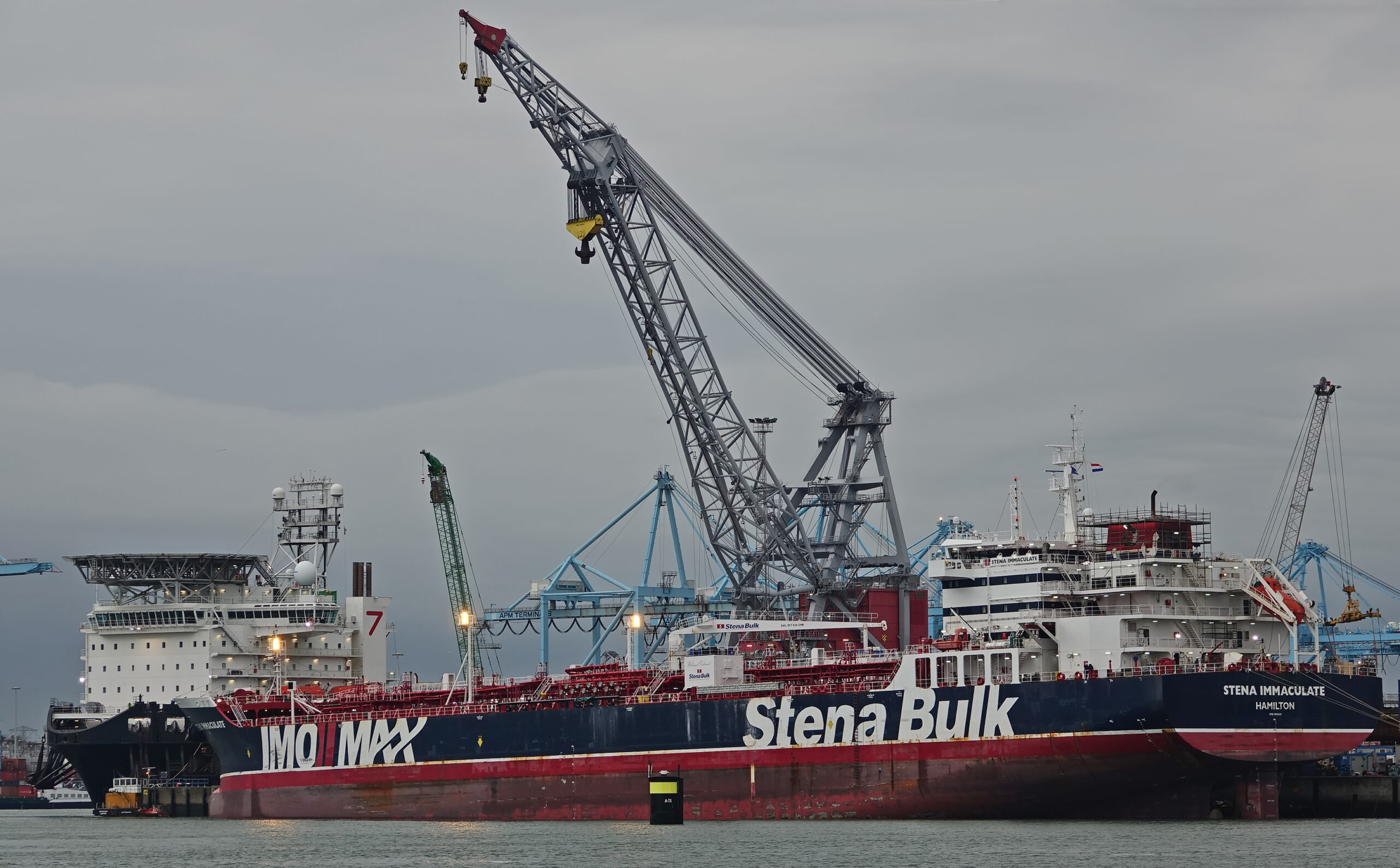 El vaixell petrolier Stena Immaculate, en una imatge d'arxiu (fotografia: kees torn).