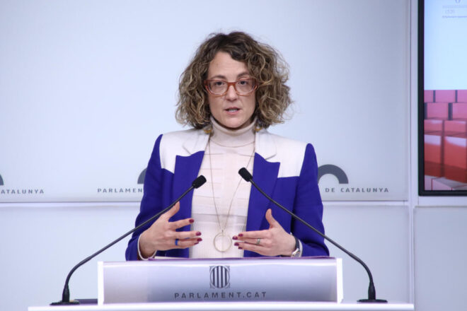 L’ex-consellera Tània Verge deixarà l’escó d’ERC a final de mes i abandonarà la política