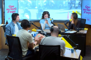 Imatge d'arxiu d'un programa del 'Que no surti d'aquí' de Catalunya Ràdio (fotografia: 3Cat)