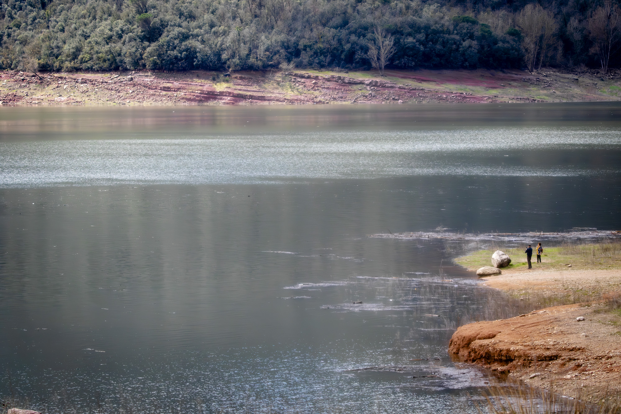 El pantà de Sau, ahir (fotografia: Albert Salamé)