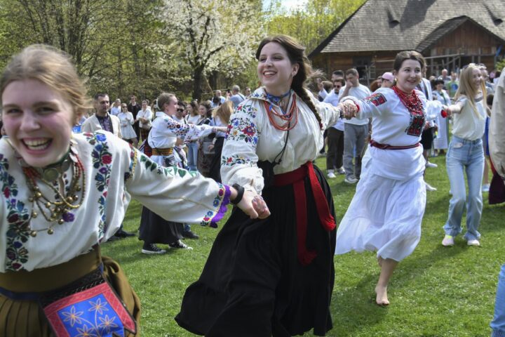 Celebració de la Pasqua a Lviv, Ucraïna
