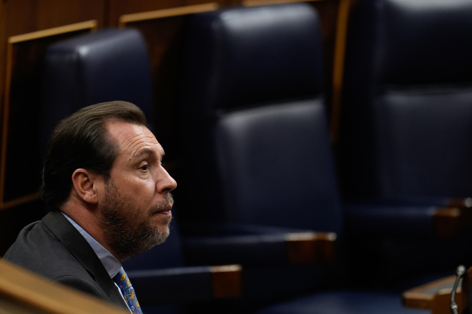 Óscar Puente, dijous passat al congrés espanyol (fotografia: Borja Sanchez-Trillo).