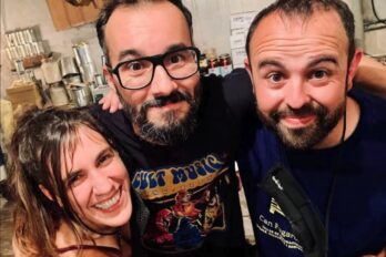 Els membres del programa 'El búnquer'. Instagram: Neus Rossell.