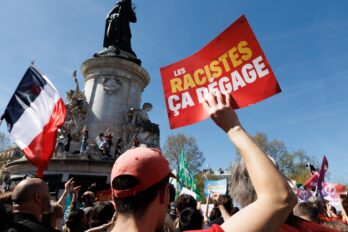 Imatge d'arxiu d'una protesta a París contra l'extrema dreta (fotografia: Sadak Souici).