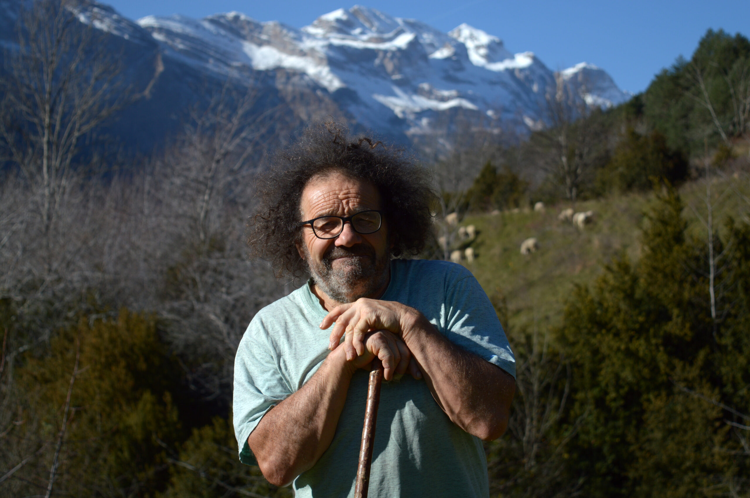 Ángel Luis Saludas (fotografia: cedida per Maxi Campos, per al documentari ‘21.000 palabras (Un capezuto e dos collons)’).