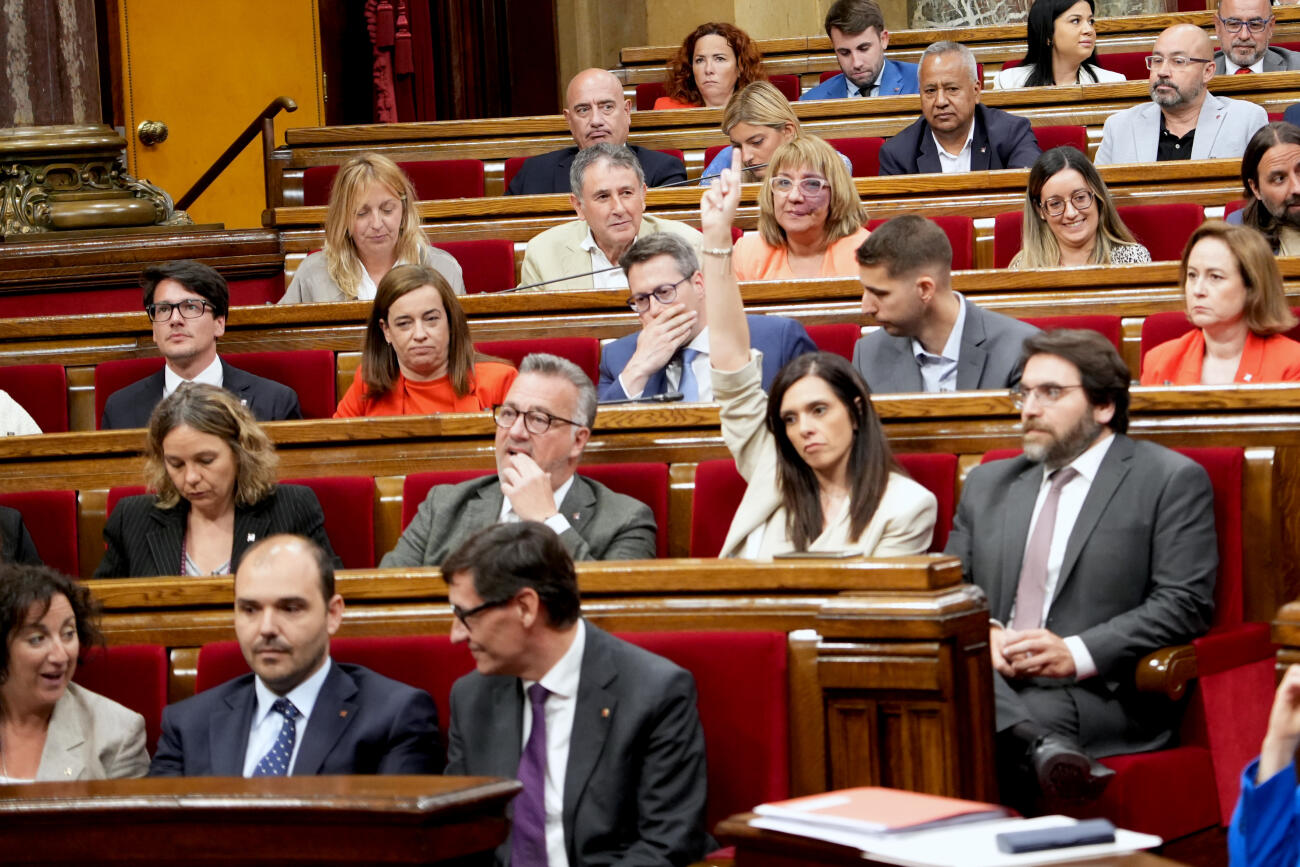Un moment de la votació del segon suplement de crèdit (fotografia: ACN).