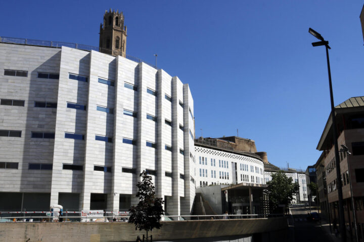 L'edifici judicial de Lleida, al Canyeret.
