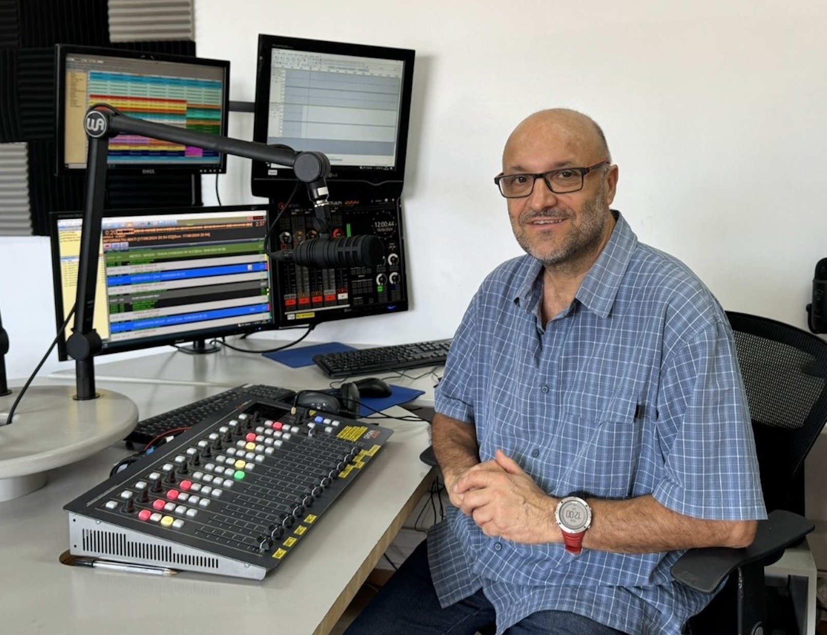Albert Noguer, director de Ràdio Arrels, en una imatge d'arxiu (fotografia: cedida).