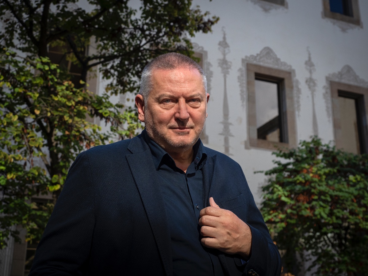 L'escriptor búlgar Gueorgui Gospodínov.