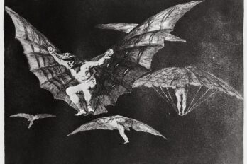 Goya, ‘Modo de volar’, ‘Disparate’ n. 17.