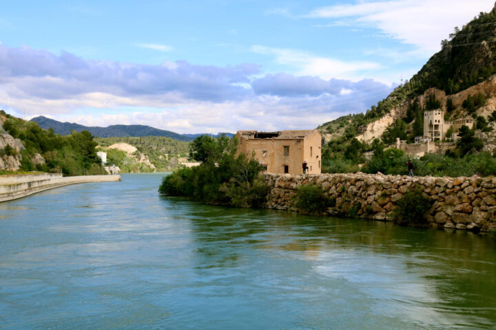 Una imatge d'arxiu de l'assut de Xerta