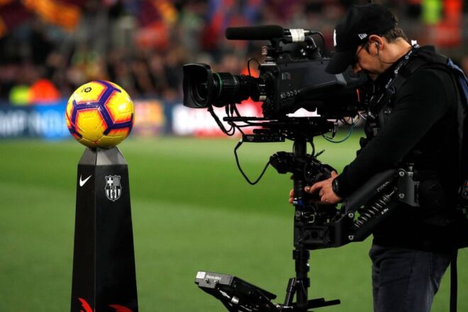 Una vaga a Mediapro fa perillar l’emissió per televisió del final de la lliga de futbol