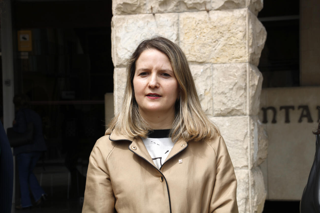 La consellera de Drets Socials i Inclusió, Mònica Martínez Bravo, al parlament.