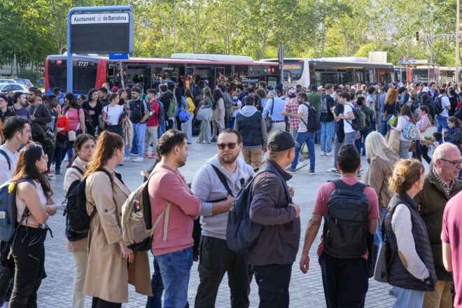 Un dilluns d’èxode elèctric a la Meridiana