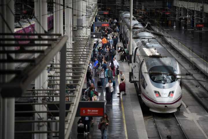Estació de trens a Madrid (Fotografia d'Europa Press)
