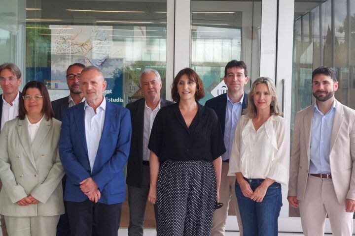 L'equip que conforma la candidatura de Jaume Carot a la reelecció com a rector de la UIB