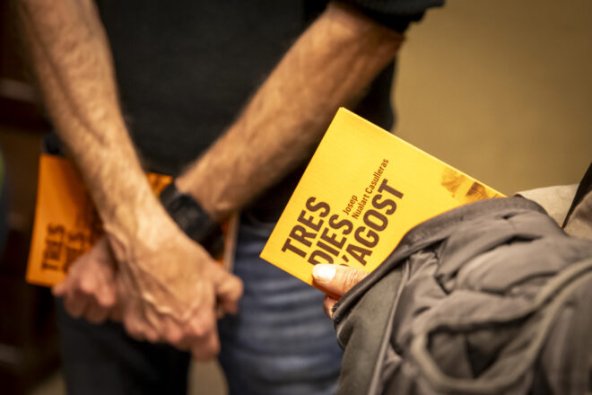 Josep Nualart Casulleras signarà exemplars de ‘Tres dies d’agost’ diumenge a la Setmana del Llibre en Català