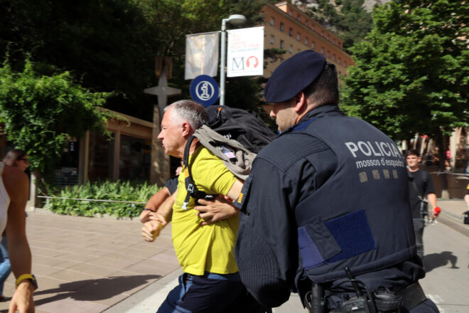 Declara l’activista independentista Albert Forcades, investigat per les protestes contra Felipe VI a Montserrat