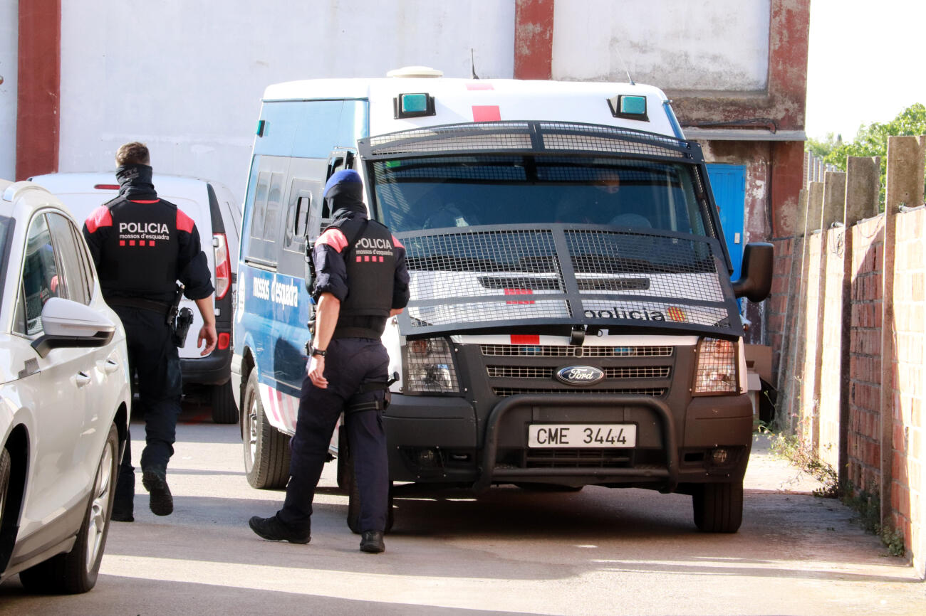Imatge d'arxiu d'una furgoneta dels Mossos