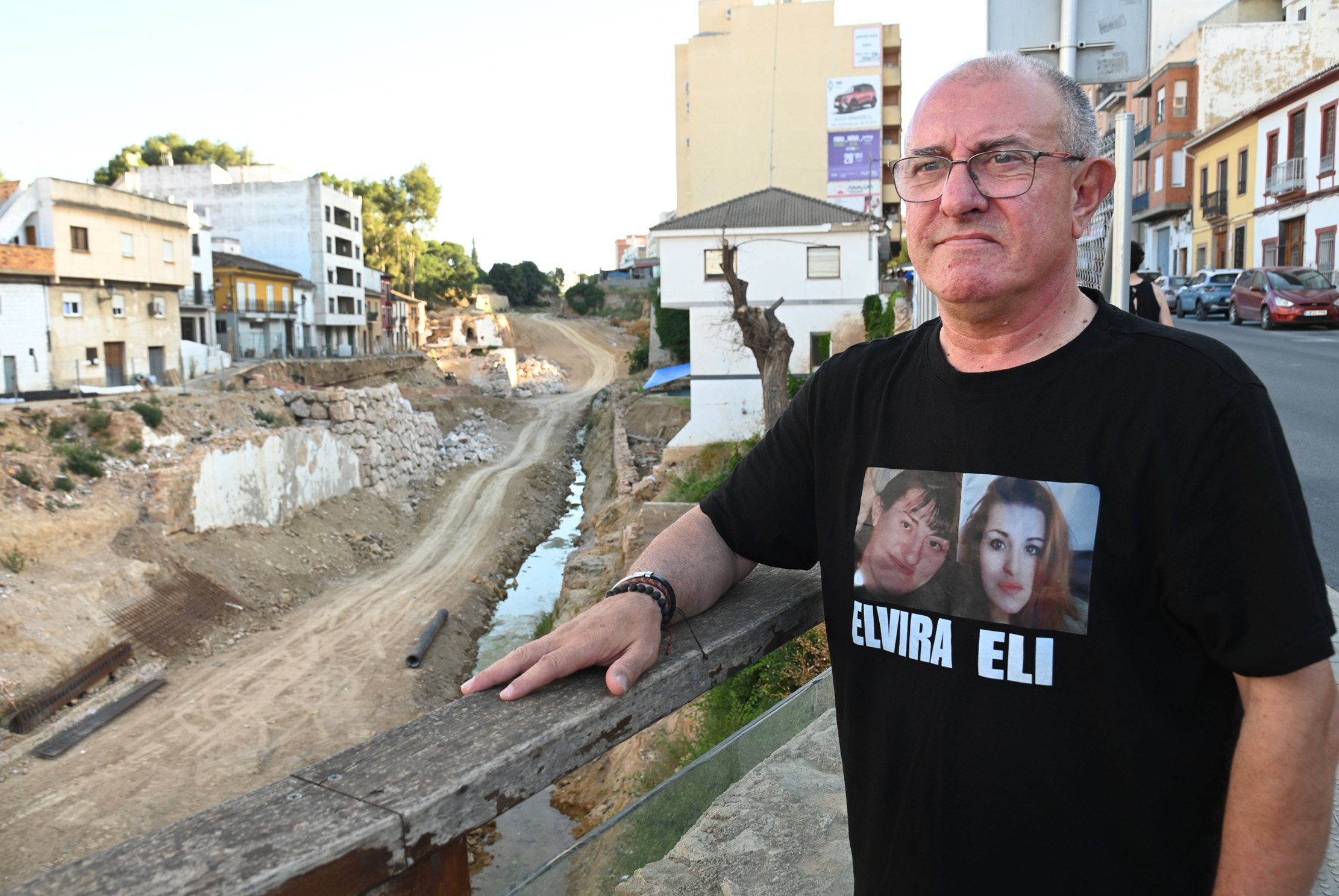 Ernesto Martínez, al barranc de Xiva, també conegut com barranc de Torrent o de Poio.
