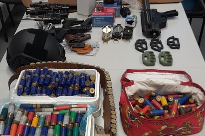 Les armes i el material decomissat.