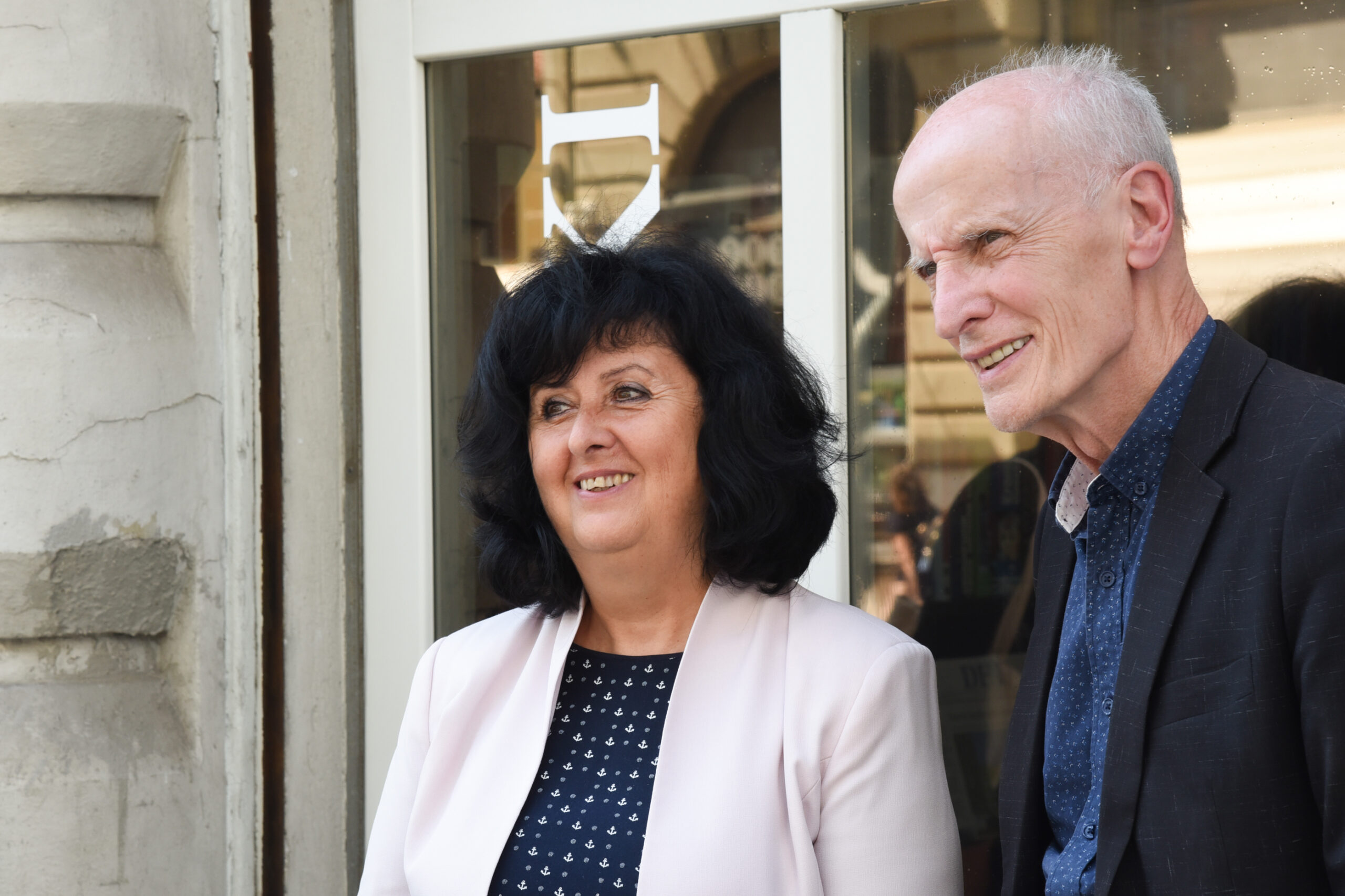 Edita Slezakova i Martxelo Otamendi