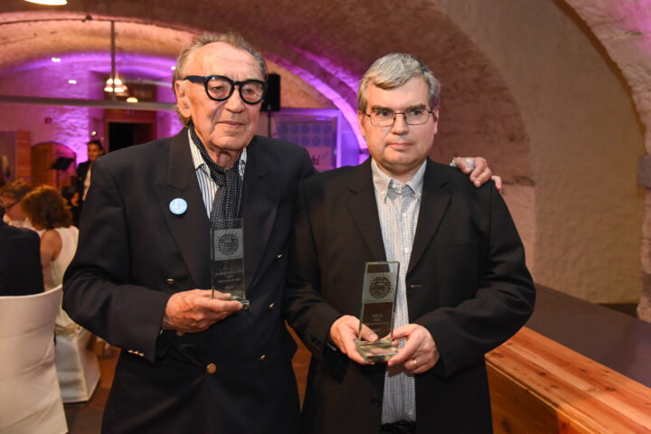 Milan Rakovac i Urtzi Urkizu, amb els premis respectius (fotografia: Carlo Sclauzero).