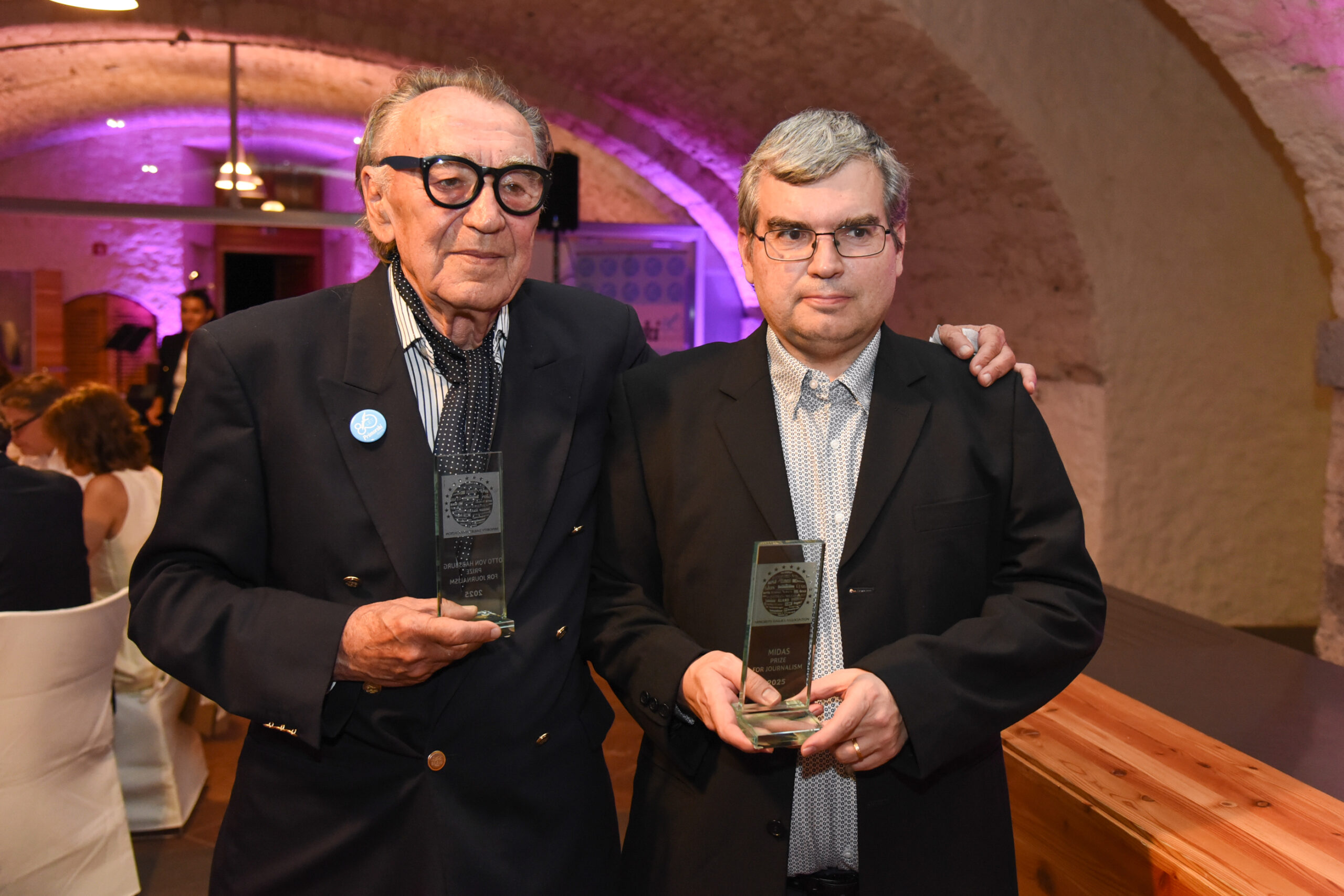 Milan Rakovac i Urtzi Urkizu, amb els premis respectius (fotografia: Carlo Sclauzero).