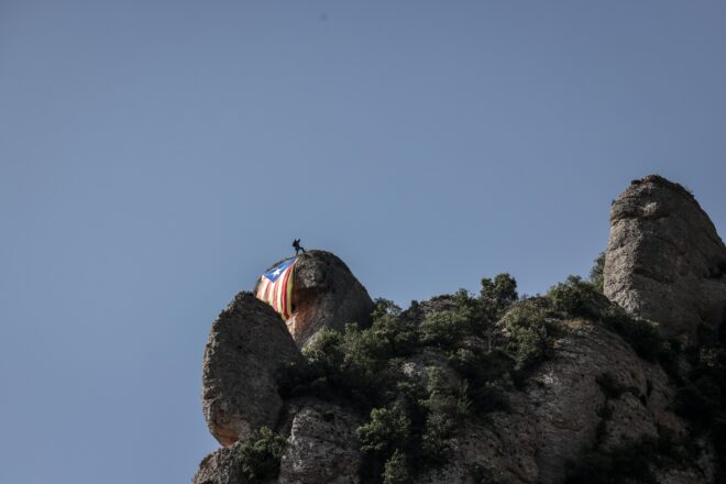 Des de Montserrat: a favor de la lluita nacional catalana