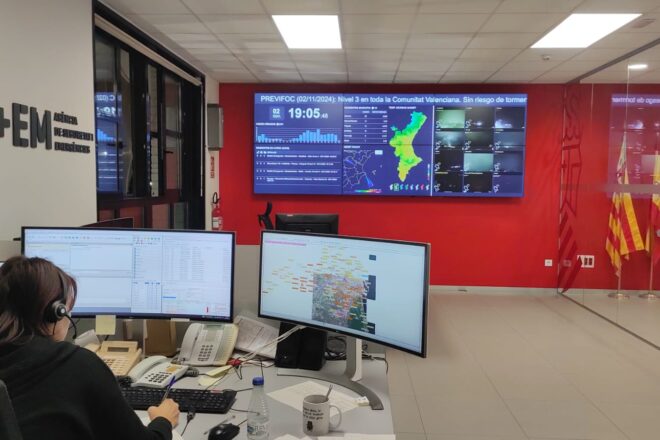 Més de la meitat del personal del Centre d’Emergències no va treballar el dia de la gota freda
