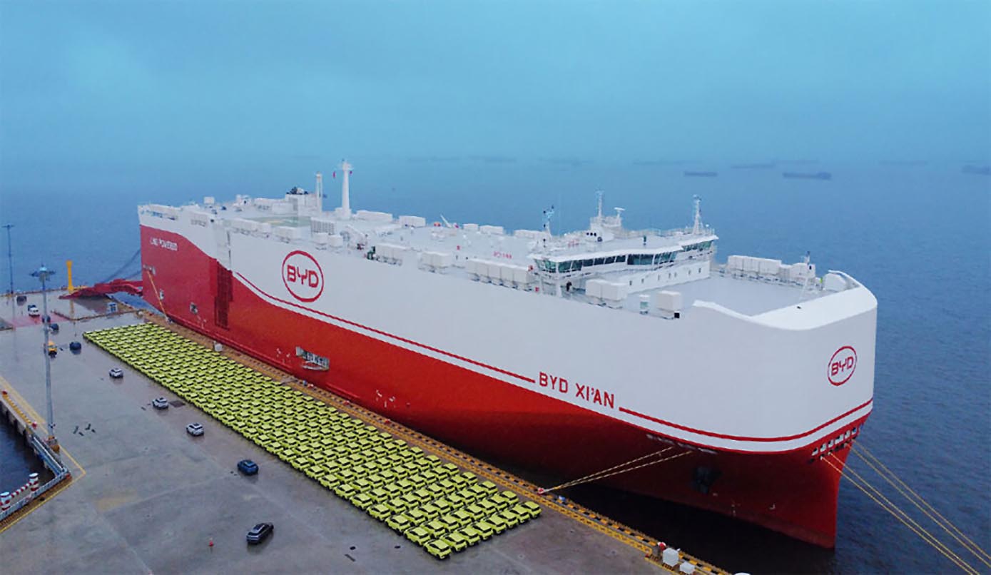Barcelona pot esdevenir un centre logístic europeu de distribució de cotxes elèctrics dels xinesos de BYD, primer fabricant mundial.