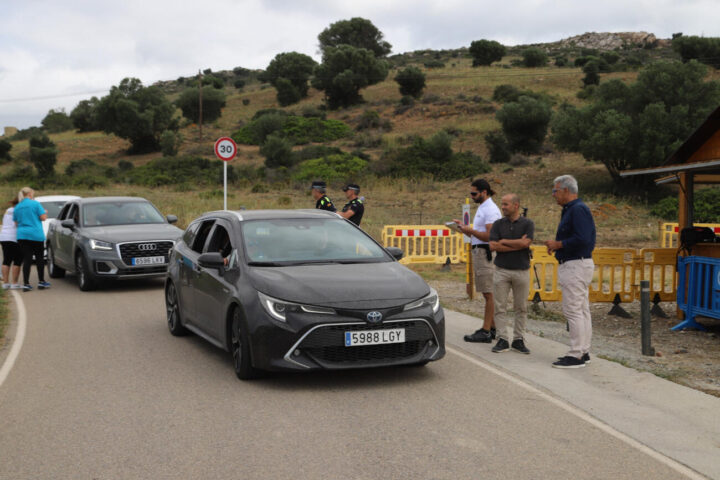 Imatge d'arxiu d'un control d'accés al Cap de Creus (fotografia: ACN).