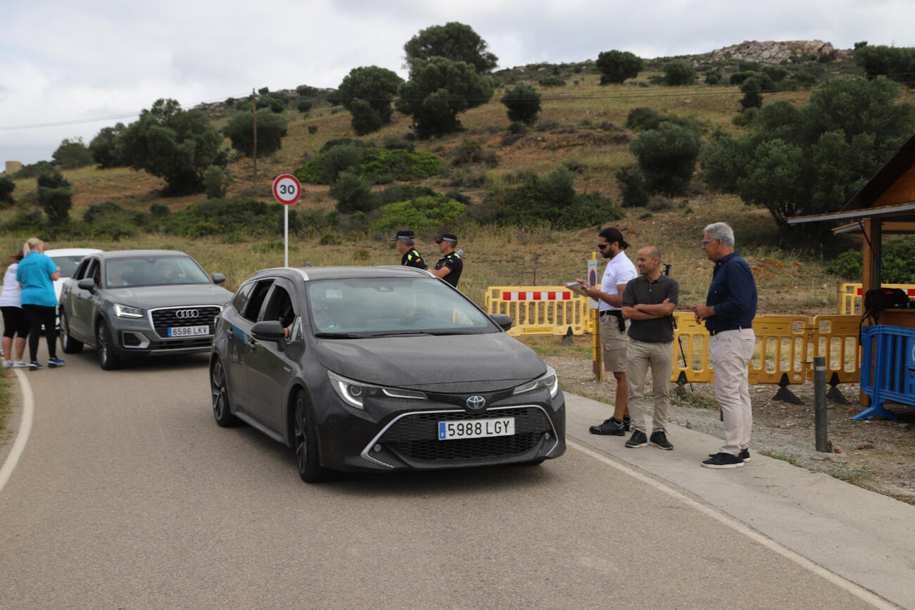 Imatge d'arxiu d'un control d'accés al Cap de Creus (fotografia: ACN).